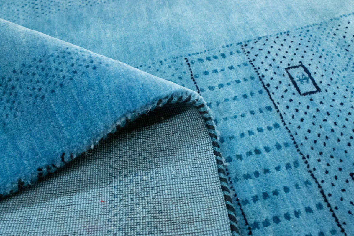 Runner Gabbeh-matta - Loribaft Persian - 246 x 77 cm - blå