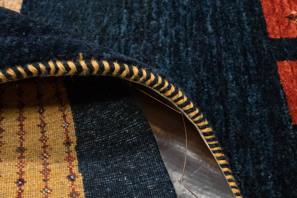 Gabbeh-matta - Loribaft Persian - 152 x 105 cm - mörkblå