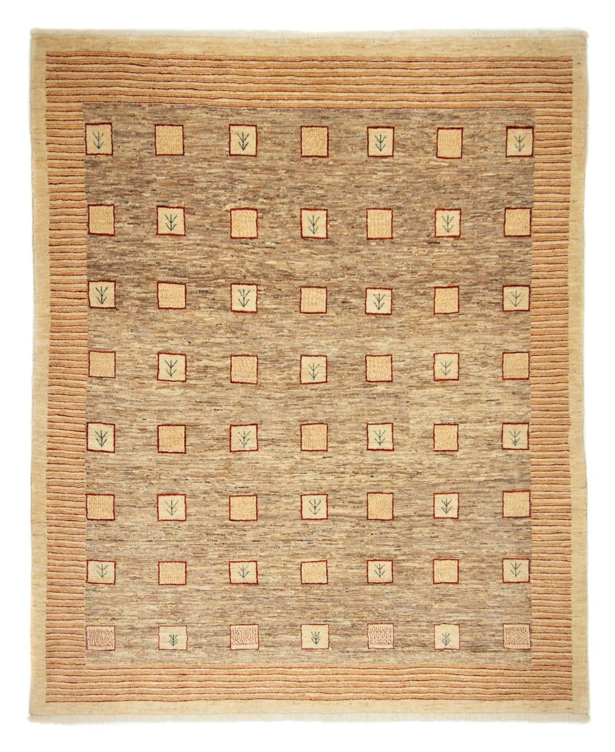 Gabbeh-matta - Loribaft Persian - 240 x 197 cm - beige
