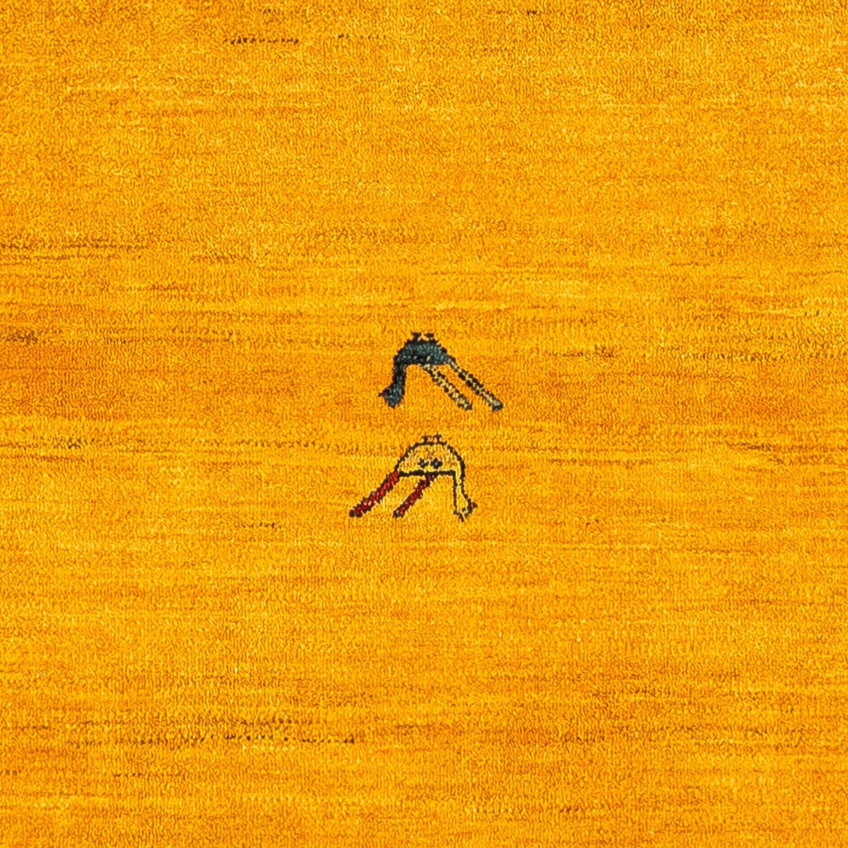 Gabbeh-matta - Loribaft Persian - 143 x 109 cm - guld