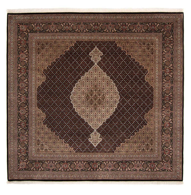 Persisk matta - Tabriz - 253 x 246 cm - mörkblå