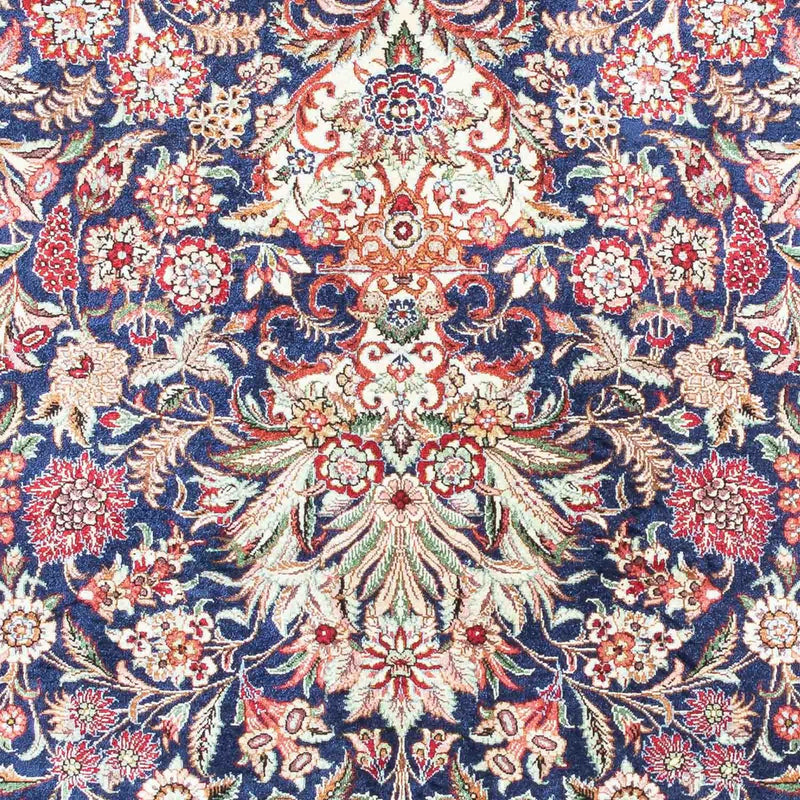 Persisk matta - Ghom - 118 x 80 cm - mörkblå