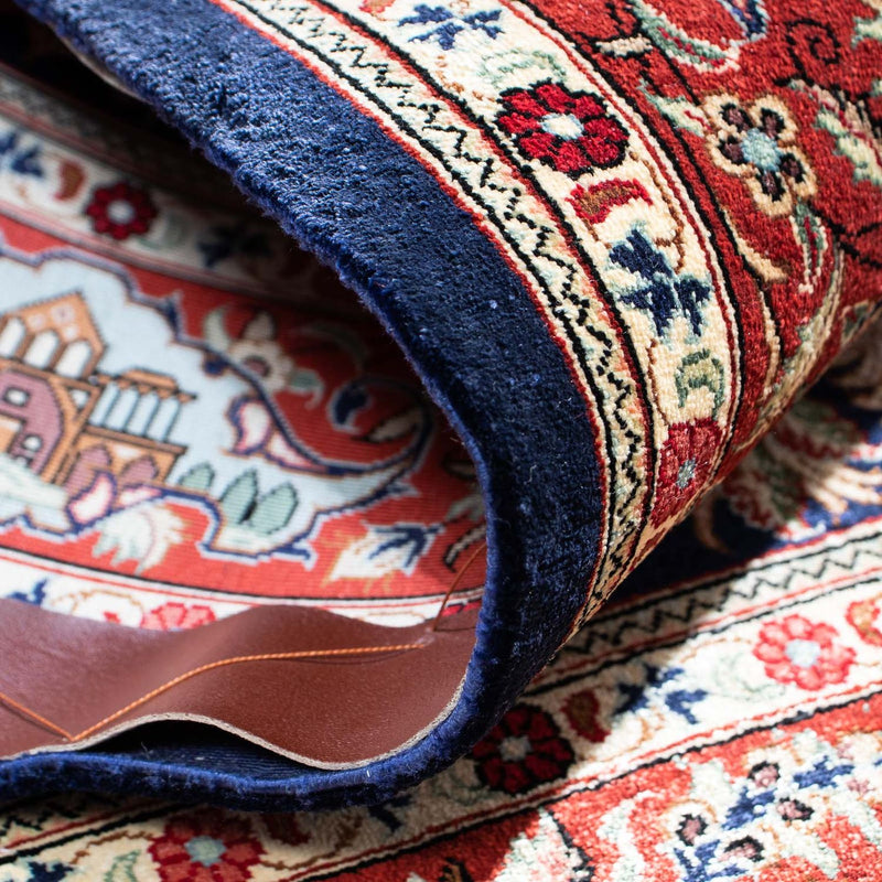 Persisk matta - Ghom - 118 x 80 cm - mörkblå