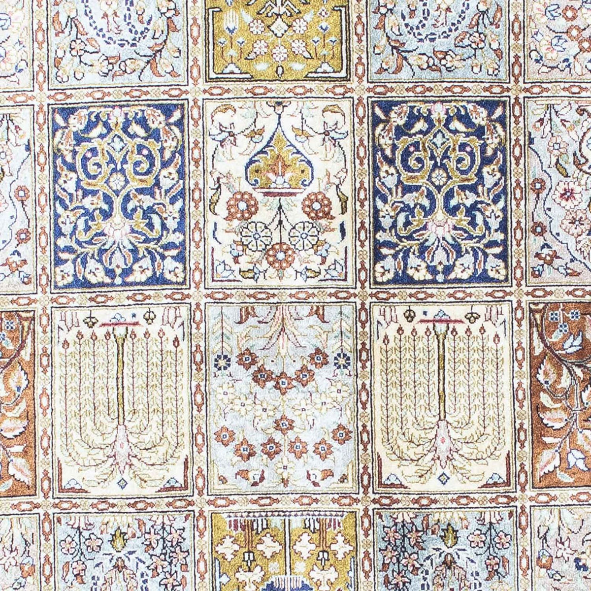 Persisk matta - Ghom - 148 x 100 cm - flerfärgad