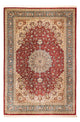 Persisk matta - Ghom - 296 x 198 cm - mörkröd
