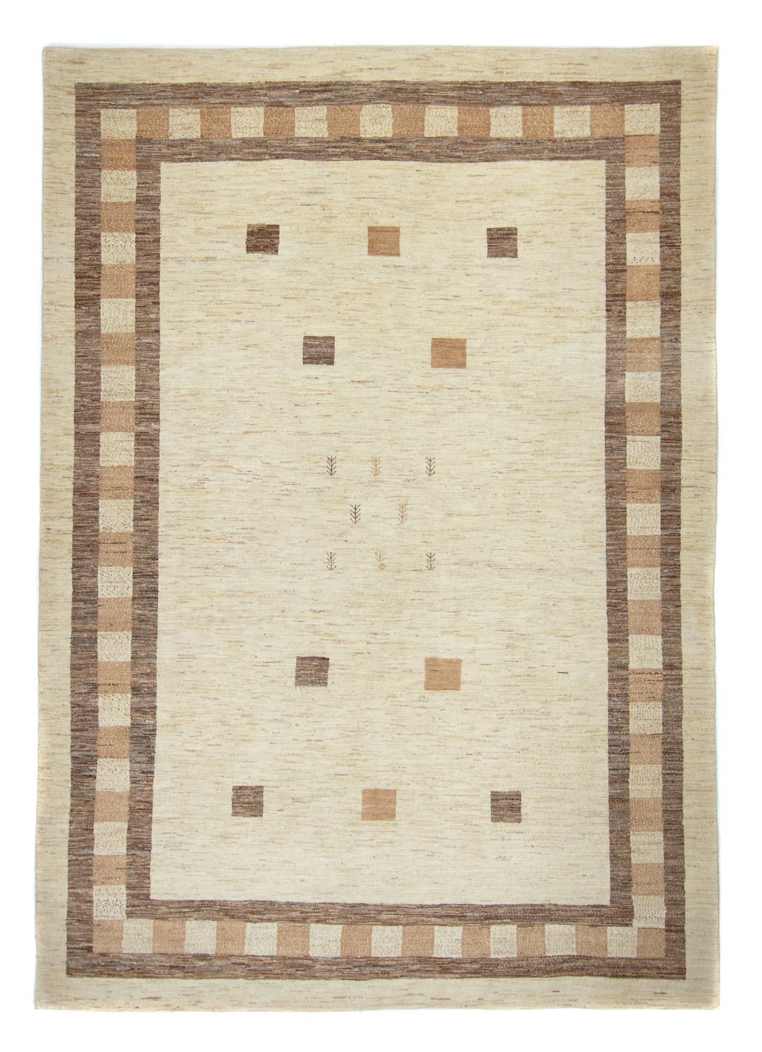 Gabbeh-matta - Loribaft Persian - 286 x 202 cm - beige