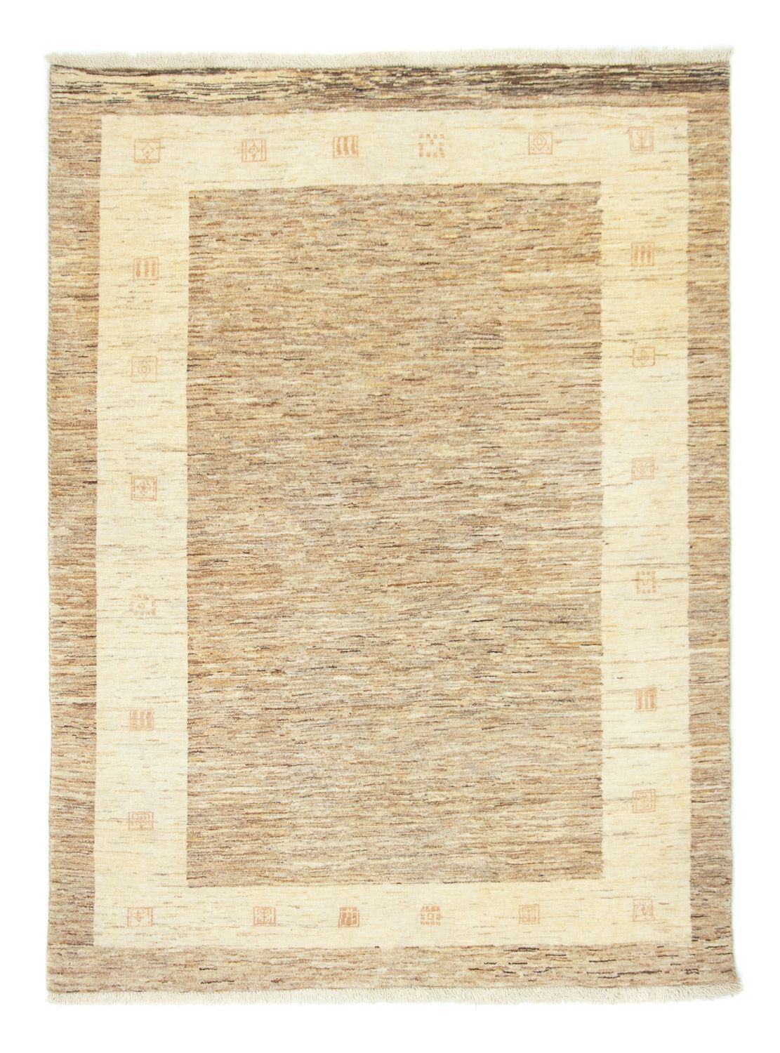 Gabbeh-matta - Loribaft Persian - 194 x 141 cm - beige