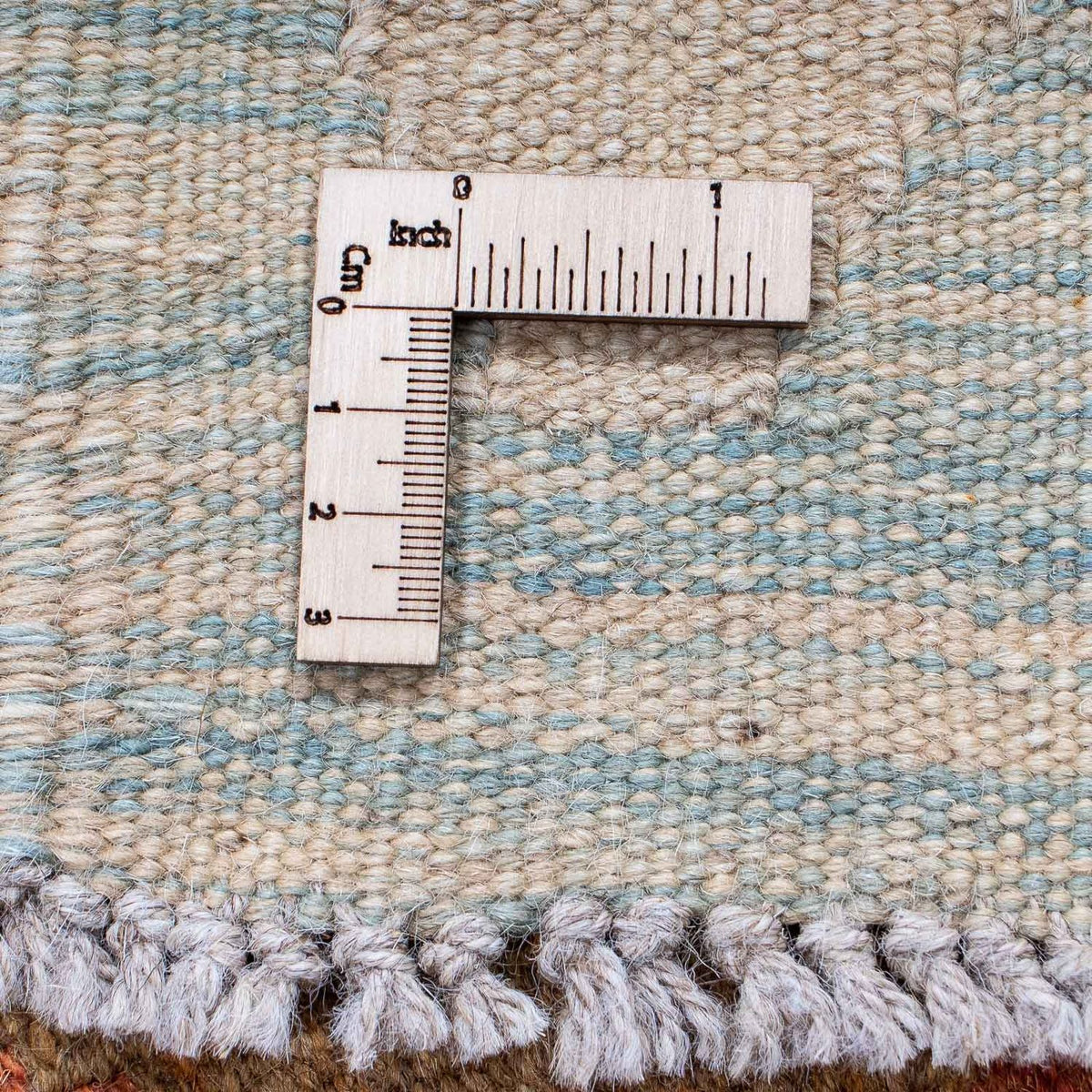 Runner Kelim Carpet - Splash - 200 x 60 cm - rost