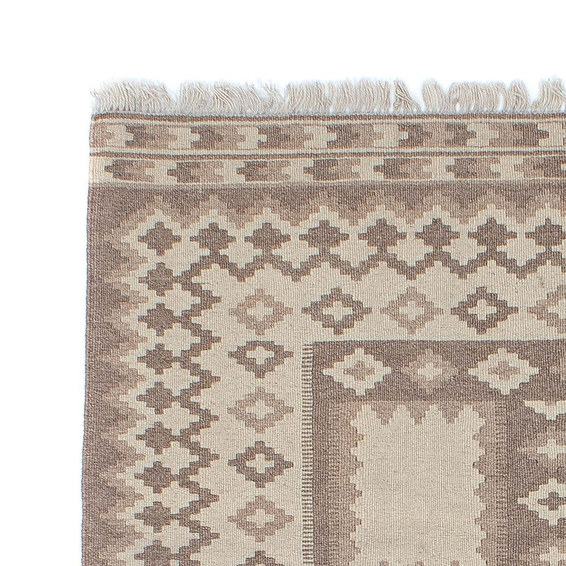 Kelim Carpet - orientalisk matta - 190 x 120 cm - ljusgrå