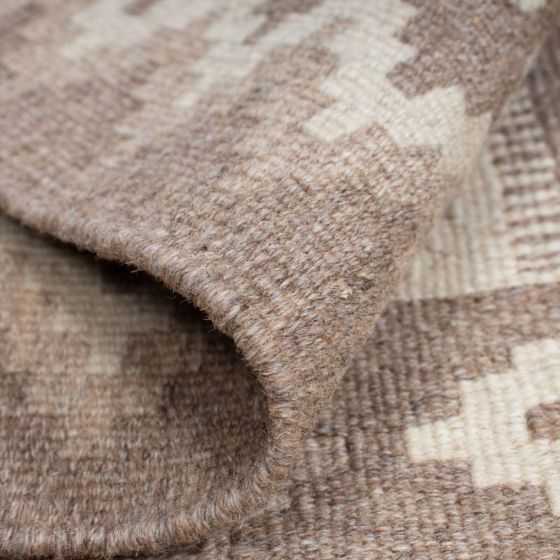 Kelim Carpet - orientalisk matta - 190 x 120 cm - ljusgrå