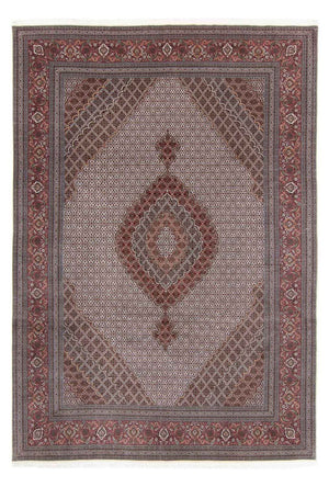 Persisk matta - Tabriz - 355 x 253 cm - mörkbrun