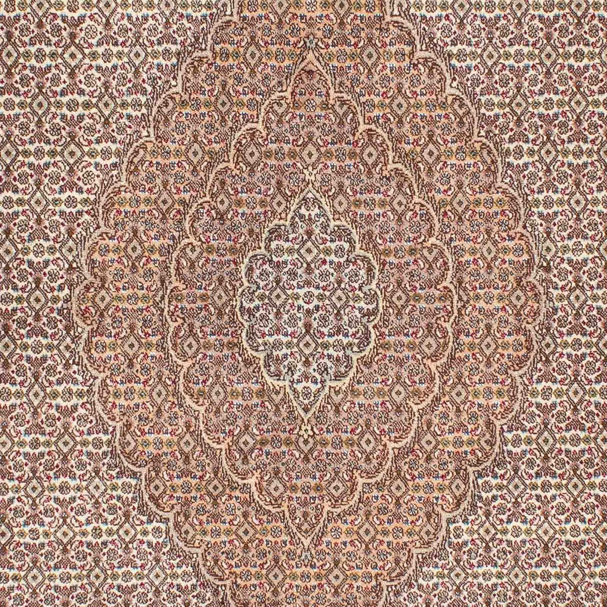 Persisk matta - Tabriz - 242 x 168 cm - ljusbrun