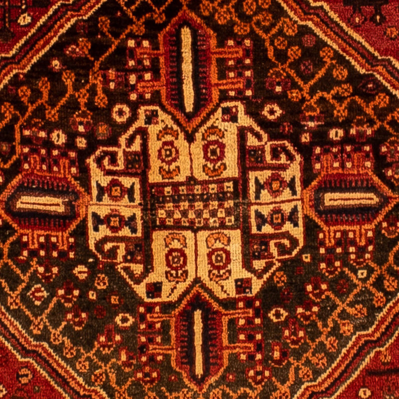 Persisk matta - Nomadic - 288 x 210 cm - mörkröd