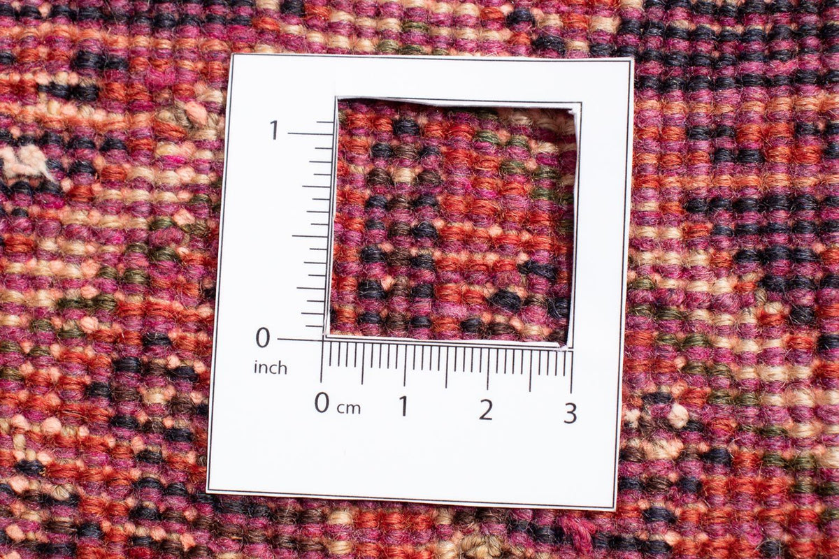 Persisk matta - Nomadic - 290 x 185 cm - mörkröd