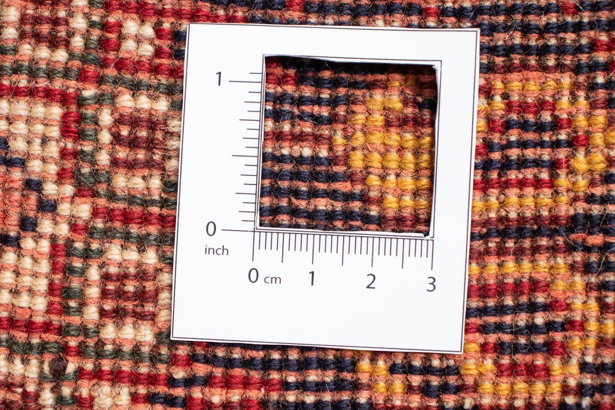 Persisk matta - Nomadic - 307 x 206 cm - mörkröd