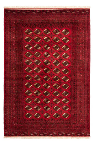 Persisk matta - Nomadic - 290 x 203 cm - mörkröd