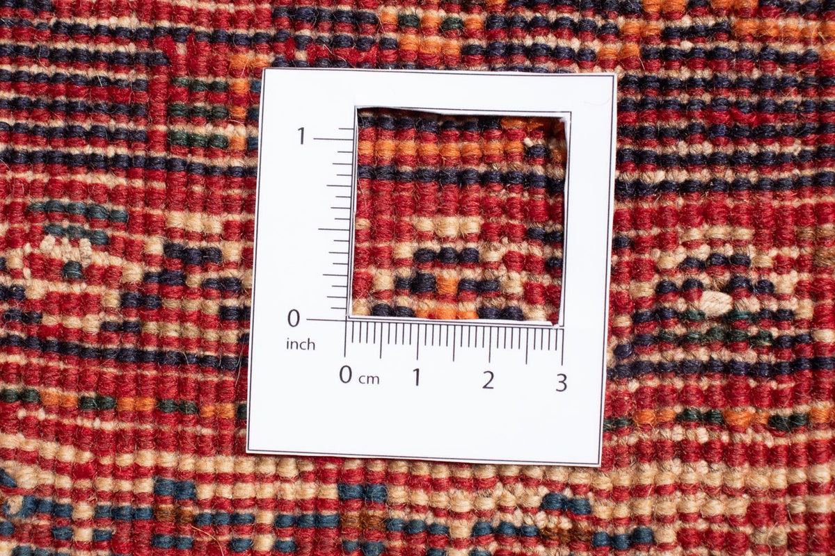 Persisk matta - Nomadic - 302 x 208 cm - mörkröd