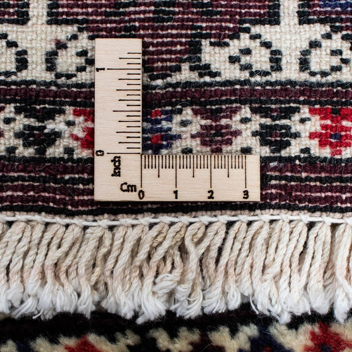 Turkaman-matta - 133 x 86 cm - flerfärgad