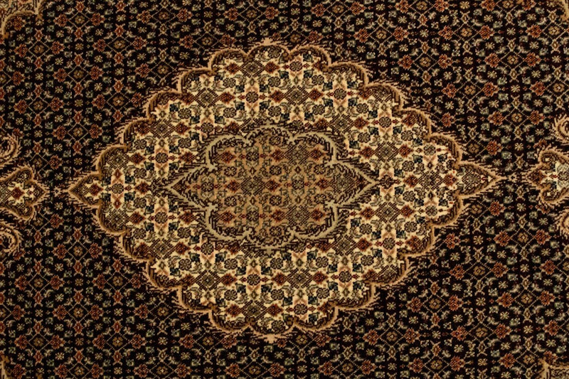Persisk matta - Tabriz - Royal - 159 x 101 cm - svart