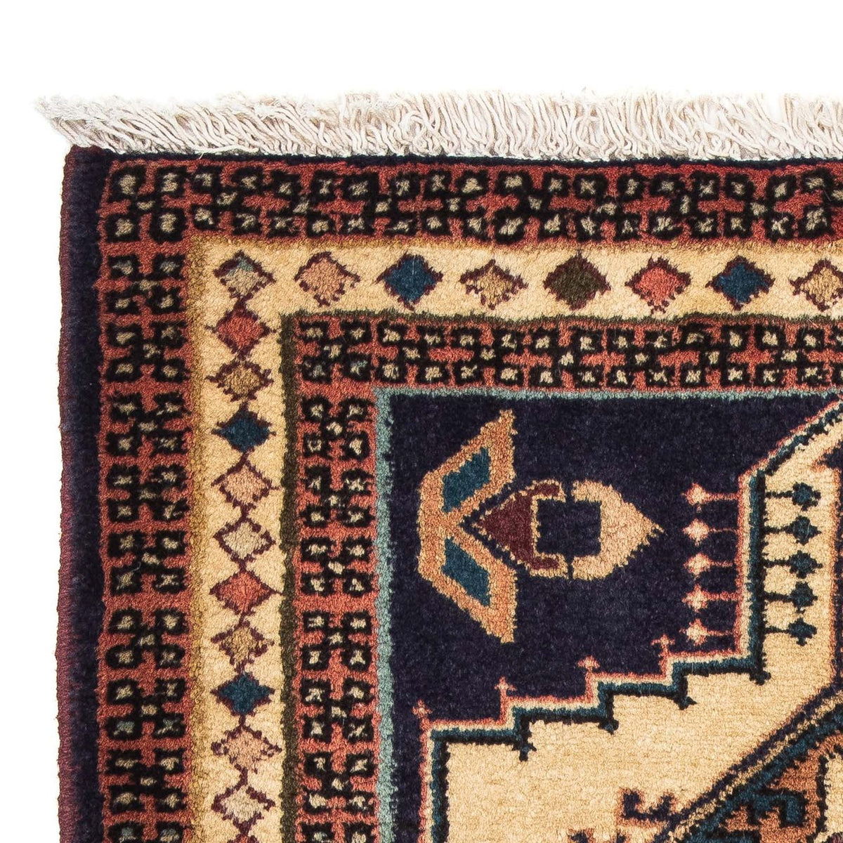 Persisk matta - Nomadic - 95 x 65 cm - ljusbrun