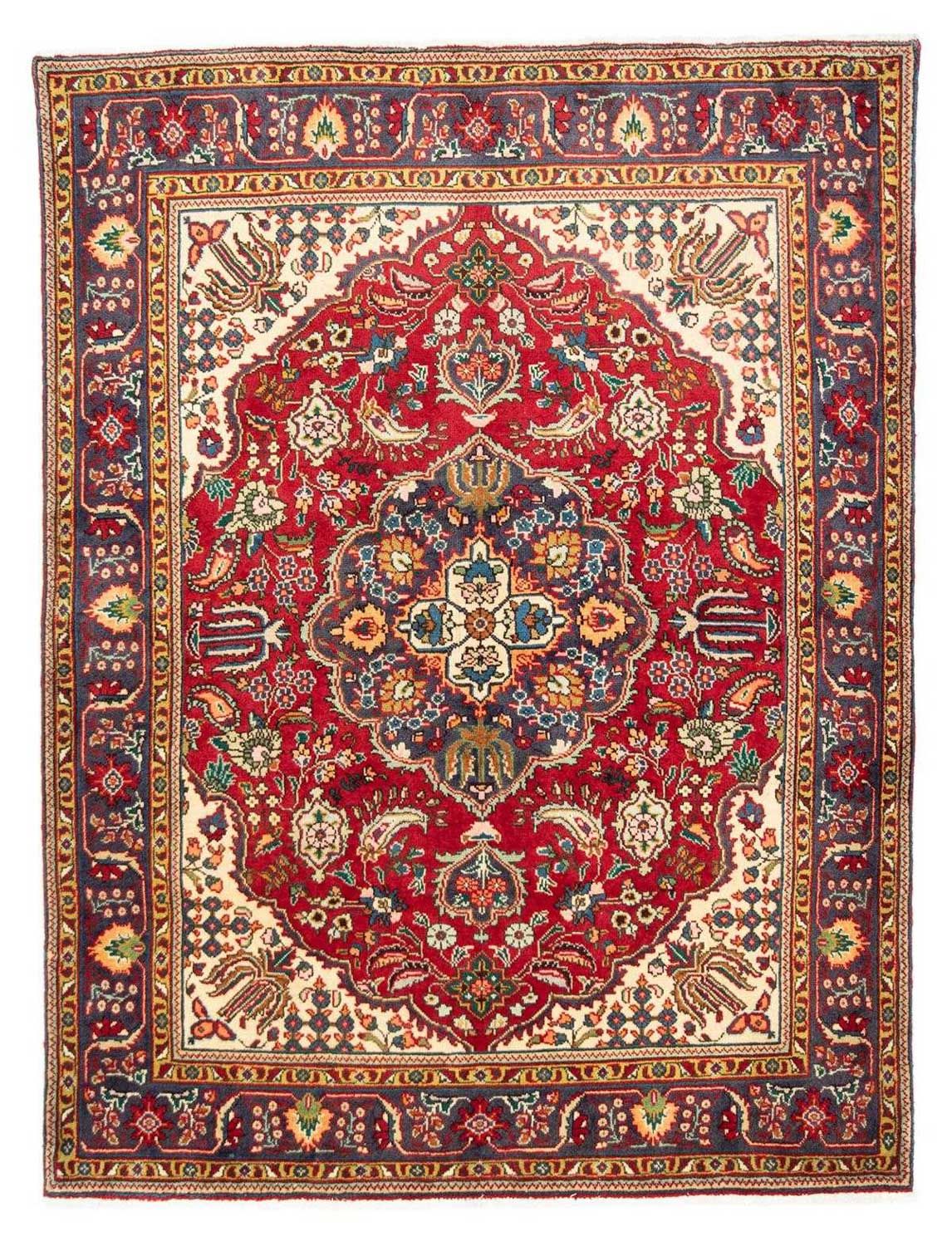 Persisk matta - Tabriz - Royal - 200 x 150 cm - röd