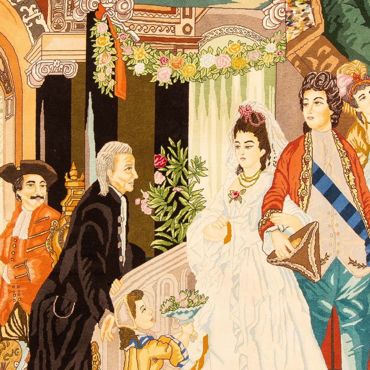 Persisk matta - Tabriz - Royal - 290 x 198 cm - flerfärgad