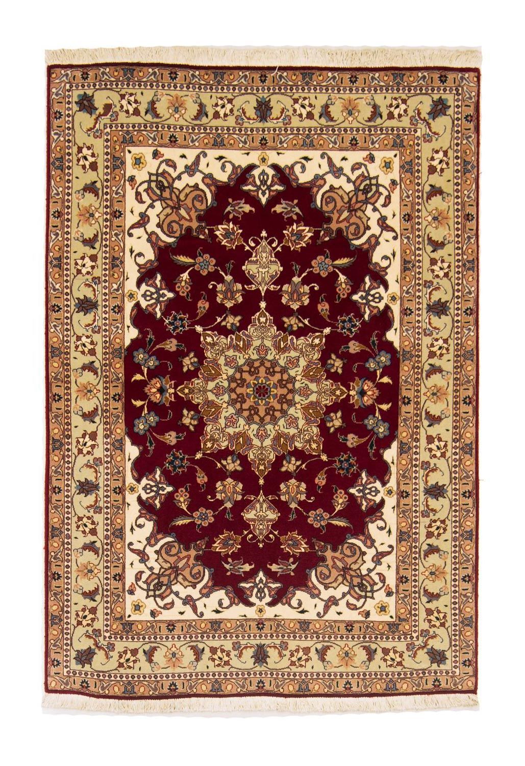 Persisk matta - Tabriz - Royal - 148 x 103 cm - röd