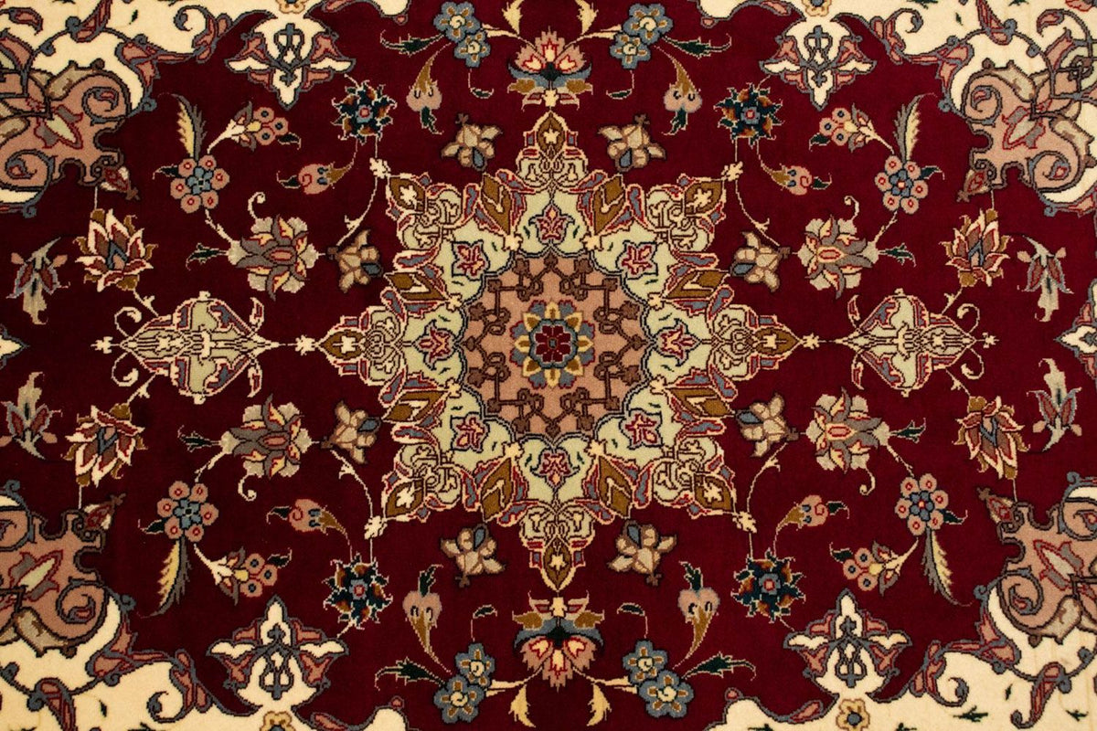 Persisk matta - Tabriz - Royal - 148 x 103 cm - röd