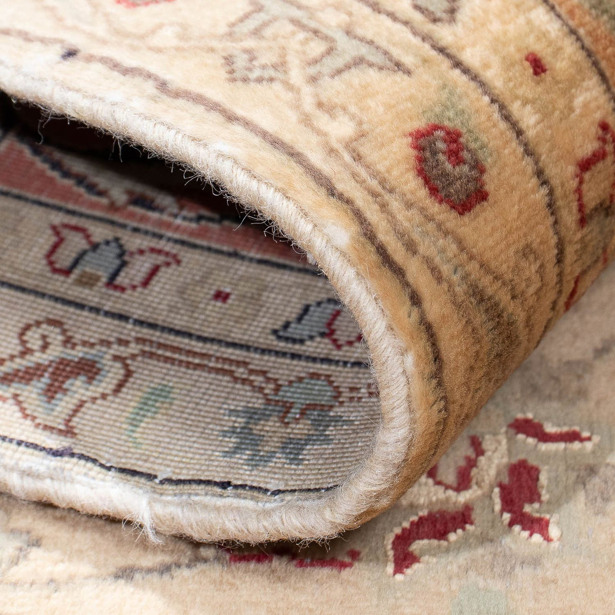 Persisk matta - Tabriz - Royal - 203 x 156 cm - ljusbrun