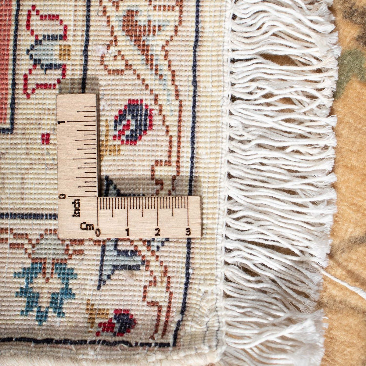 Persisk matta - Tabriz - Royal - 203 x 156 cm - ljusbrun