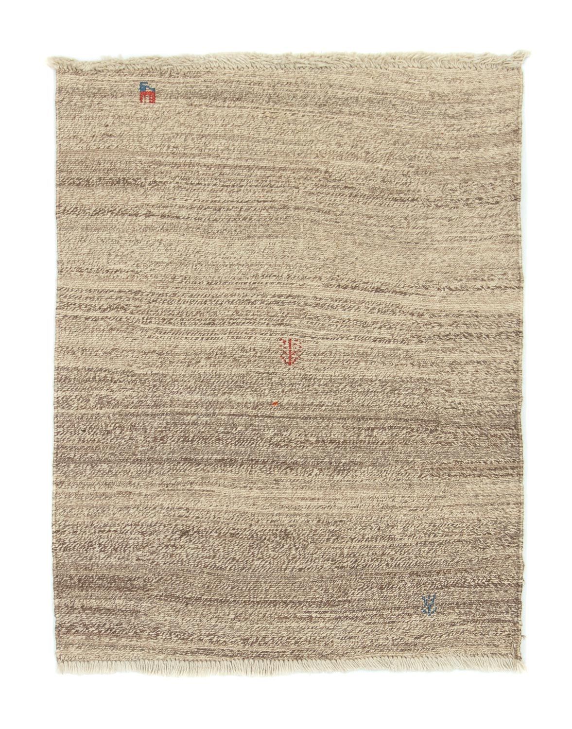 Gabbeh-matta - persisk - 105 x 83 cm - beige