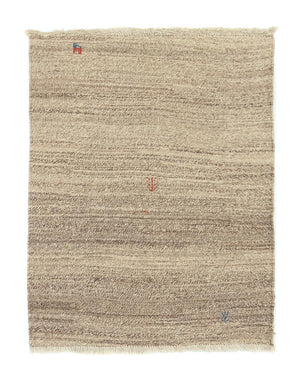 Gabbeh-matta - persisk - 105 x 83 cm - beige