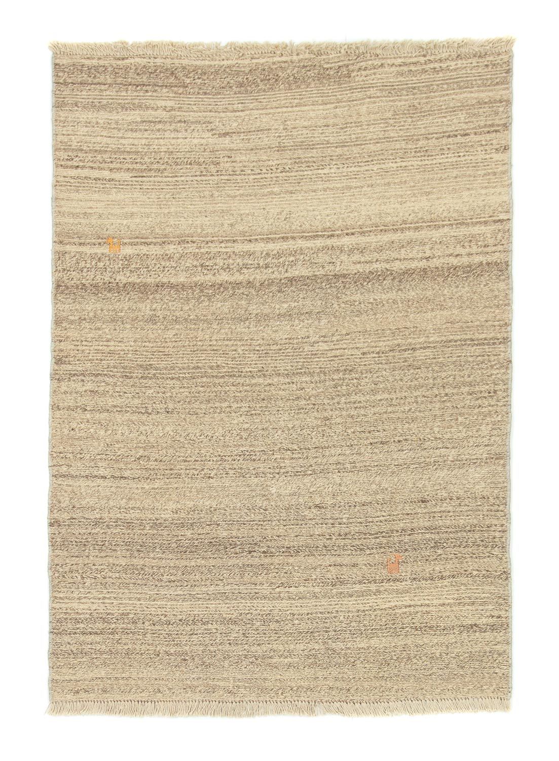 Gabbeh-matta - persisk - 140 x 101 cm - beige
