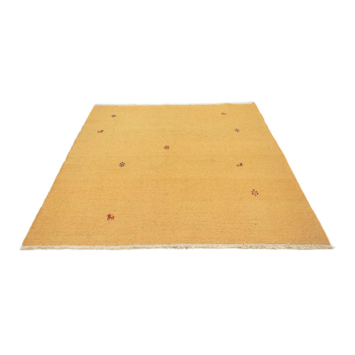 Gabbeh-matta - persisk - 198 x 151 cm - flerfärgad