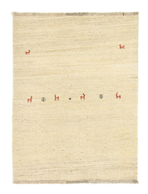 Gabbeh-matta - persisk - 138 x 105 cm - beige