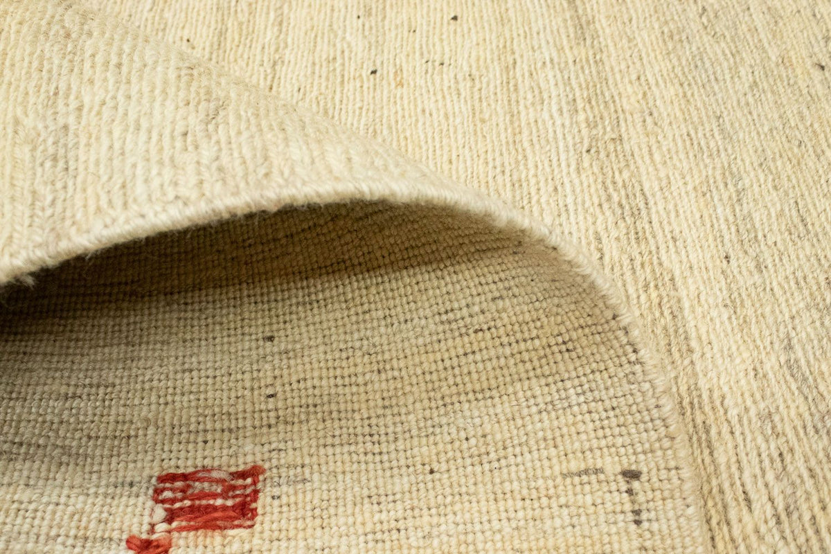 Gabbeh-matta - persisk - 138 x 105 cm - beige