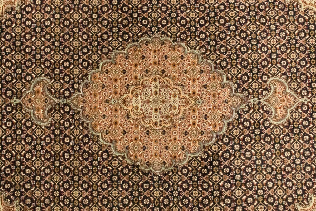 Persisk matta - Tabriz - Royal - 153 x 105 cm - mörkblå