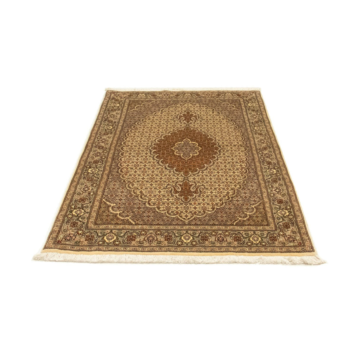 Persisk matta - Tabriz - 163 x 100 cm - mörk beige