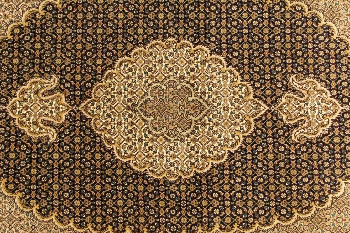 Persisk matta - Tabriz - Royal - 150 x 100 cm - mörkblå
