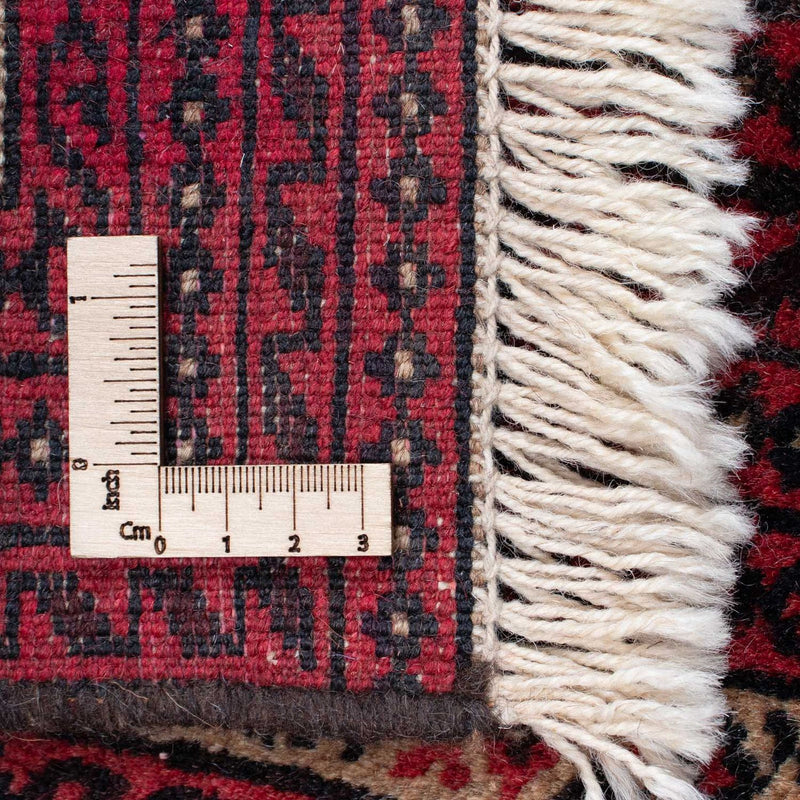 Persisk matta - Nomadic - 135 x 86 cm - mörkröd