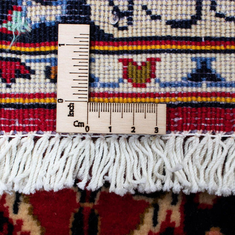 Persiska mattor - Keshan - 129 x 71 cm - mörkröd