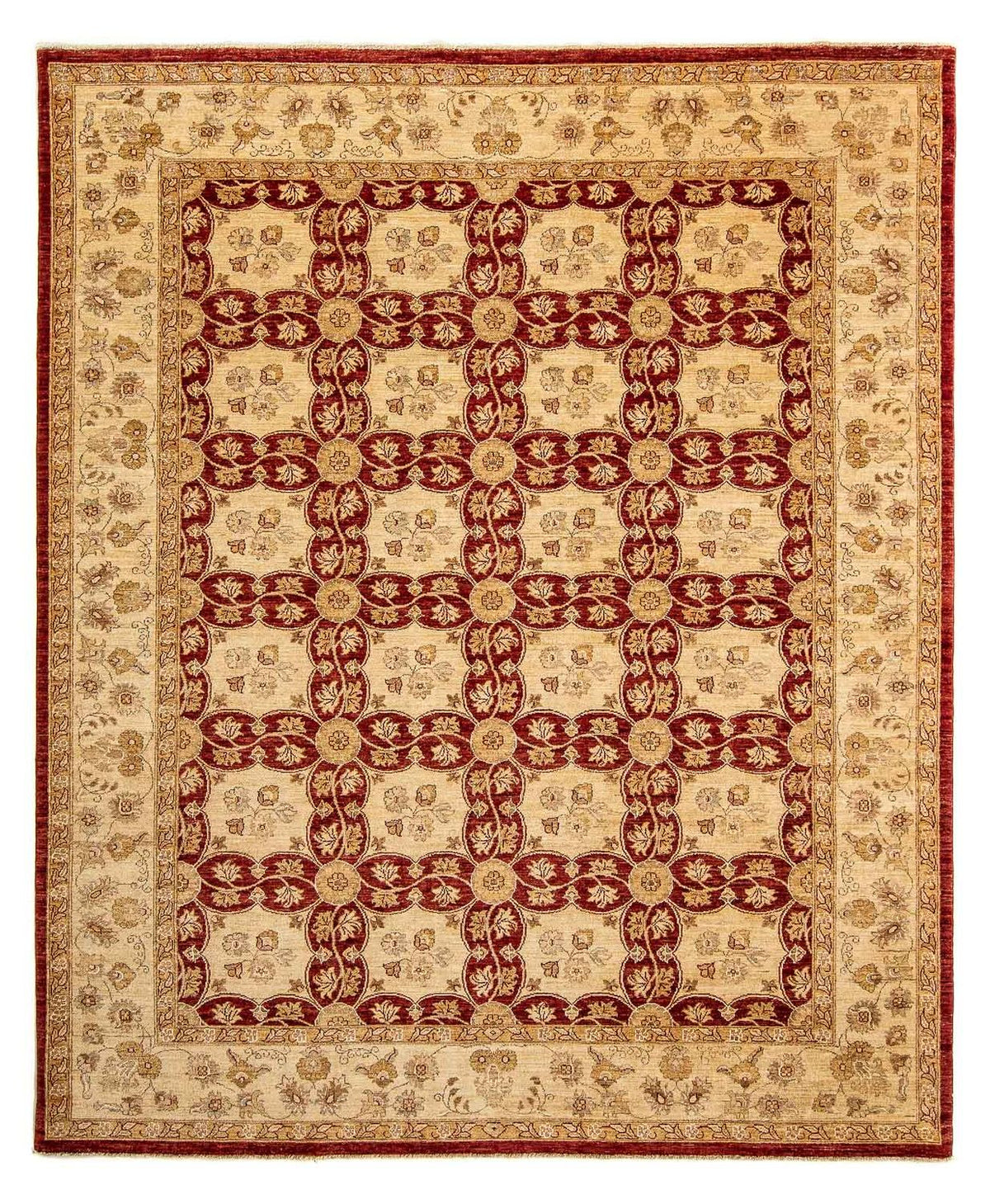 Ziegler Carpet - 293 x 250 cm - mörkröd