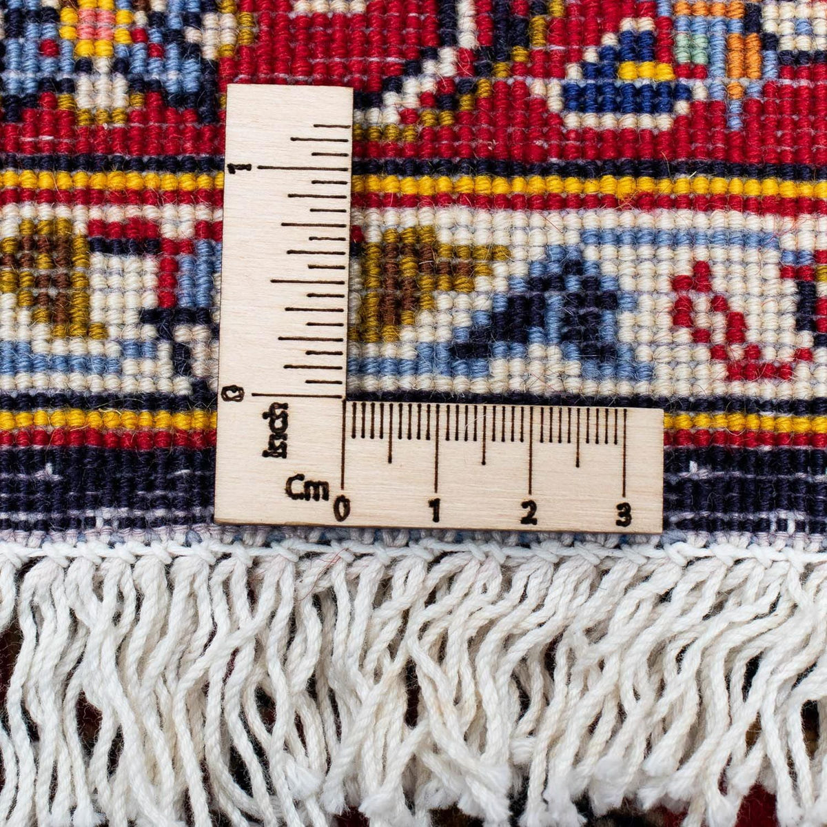 Persiska mattor - Keshan - 118 x 77 cm - mörkblå