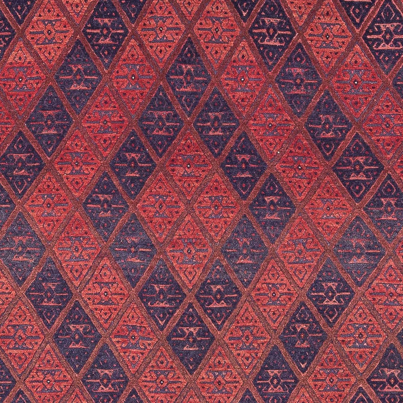 Kelim Carpet - orientalisk matta - 279 x 206 cm - mörkröd