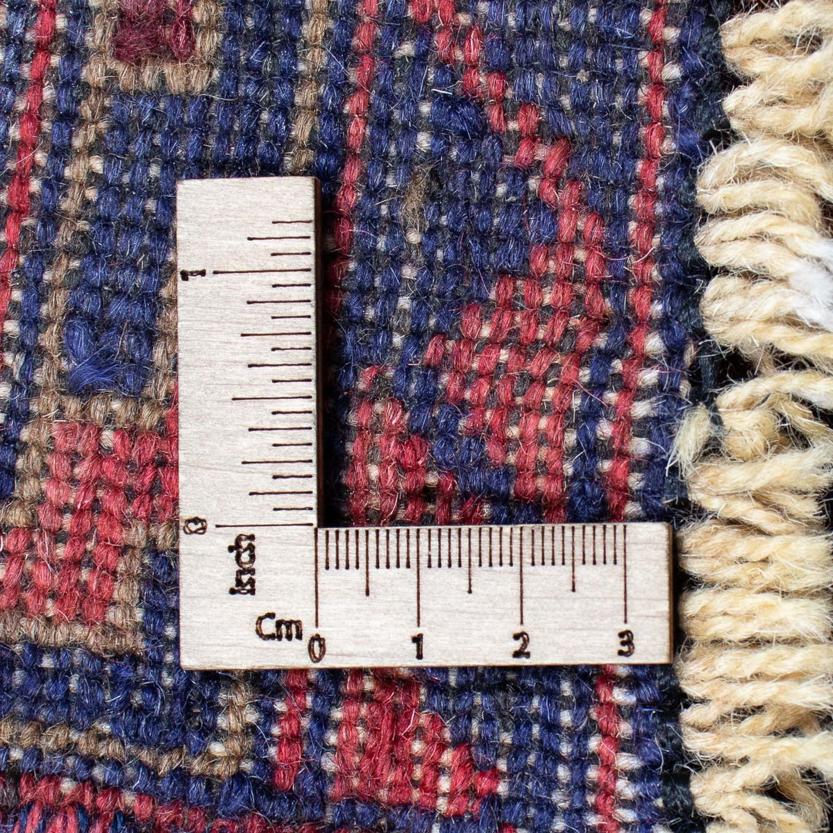 Kelim Carpet - orientalisk matta - 279 x 206 cm - mörkröd