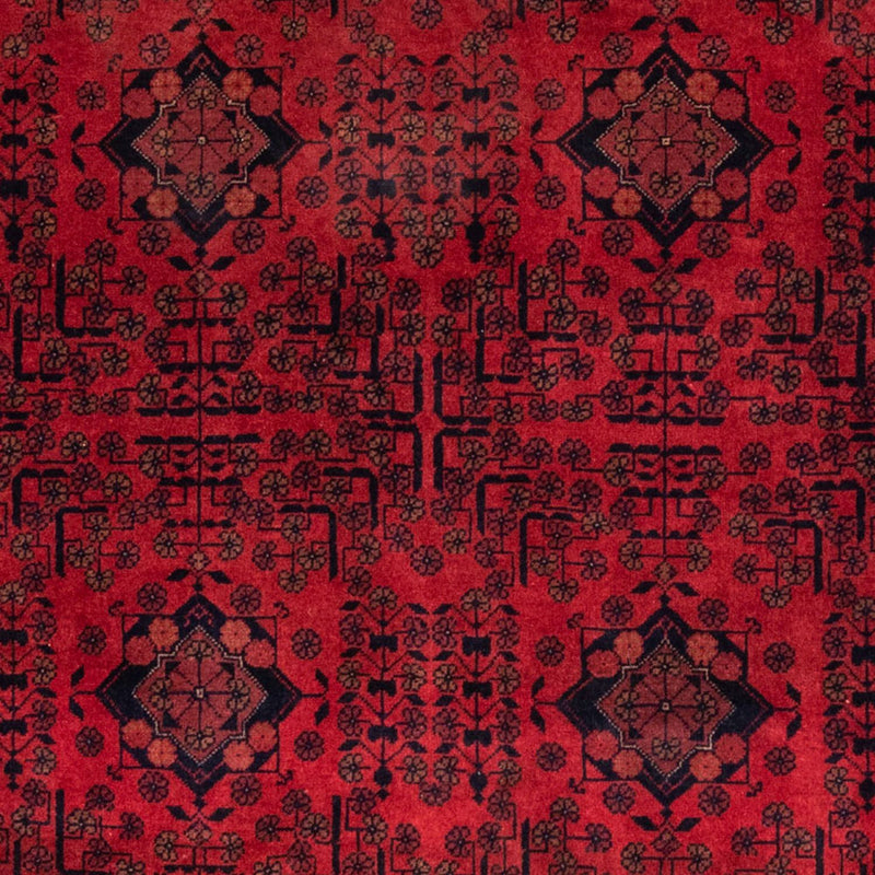 Afghansk matta - Kunduz - 200 x 130 cm - röd