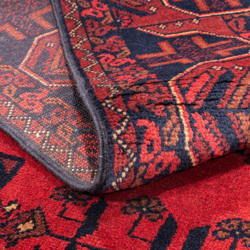 Afghansk matta - Kunduz - 184 x 127 cm - röd