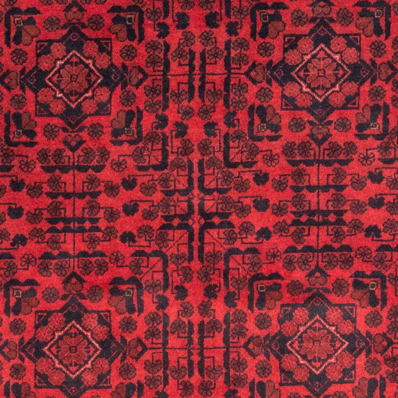 Afghansk matta - Kunduz - 187 x 122 cm - röd