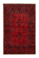 Afghansk matta - Kunduz - 155 x 100 cm - mörkröd