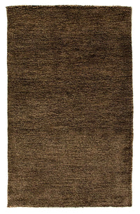 Gabbeh-matta - Indus - 100 x 62 cm - mörkbrun